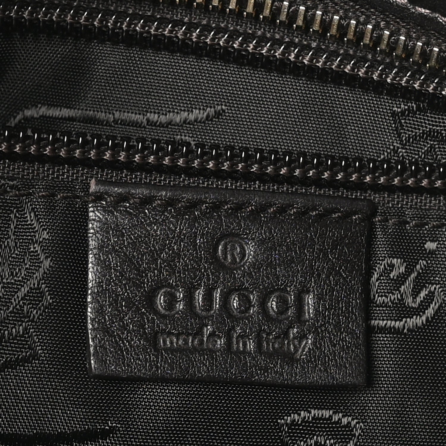 Gucci Guccissima Small Flat Messenger Bag Dark Brown 6 of 10
