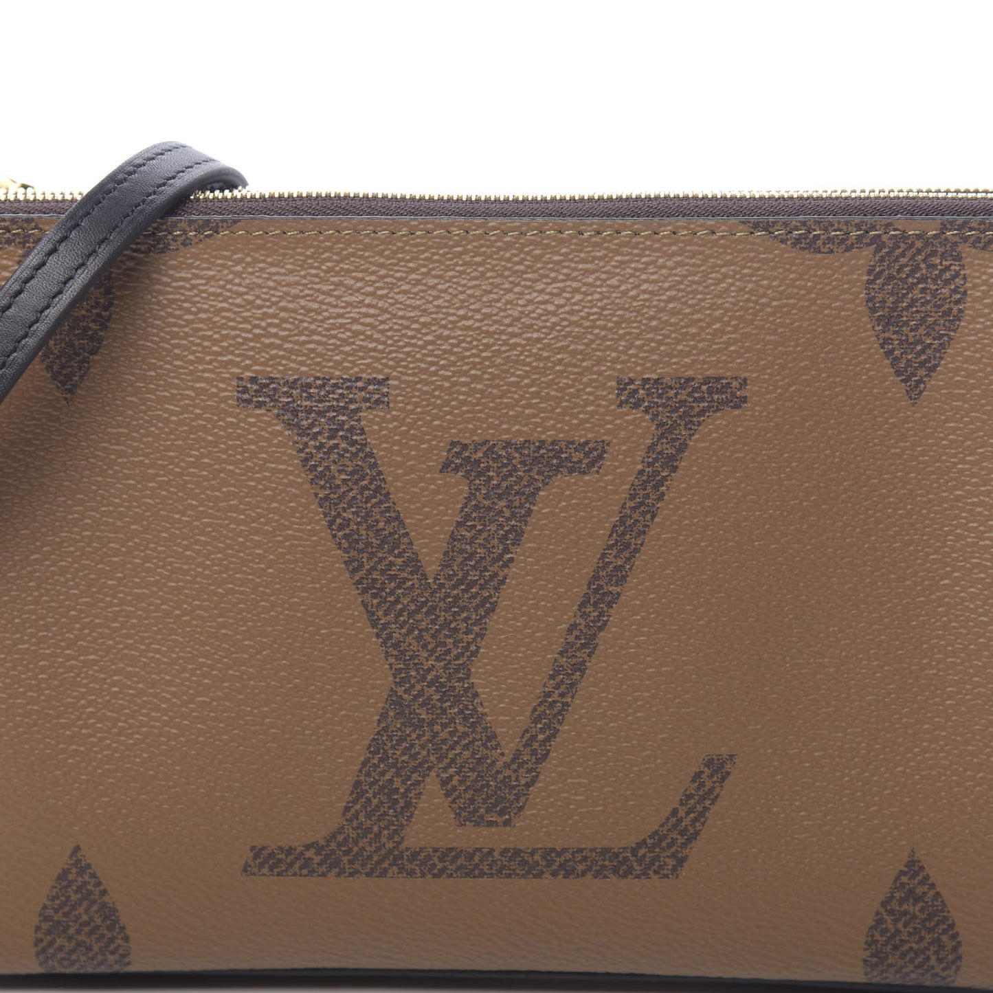 Reverse Monogram Giant Double Zip Pochette