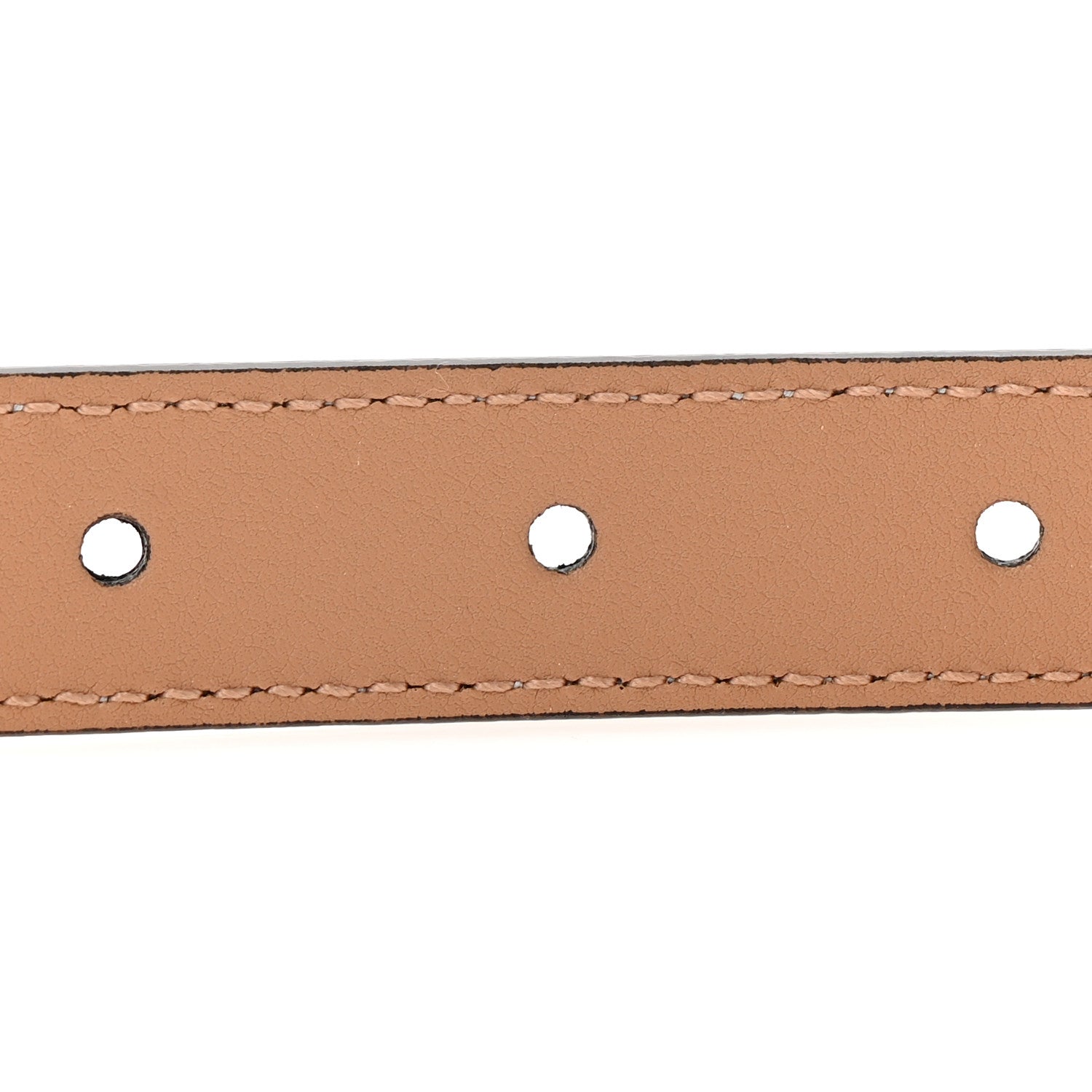 Gucci Metallic Calfskin Double G 20mm Belt 80 32 Silver 4 of 6