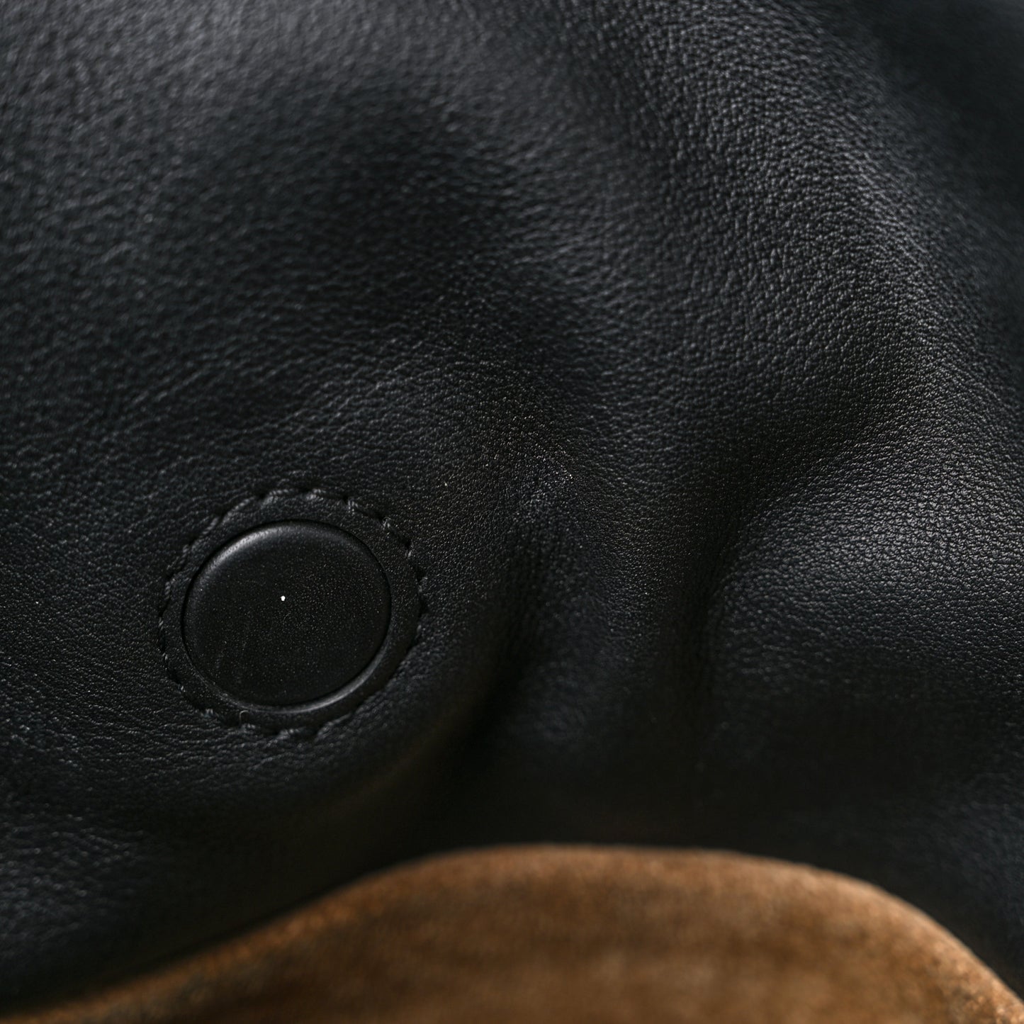 Nappa Flamenco Knot Clutch Black