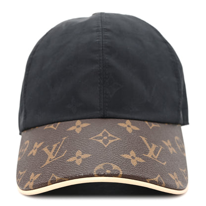 Louis Vuitton Polyester Silk Monogram LV Get Ready Cap M Black 3 of 9