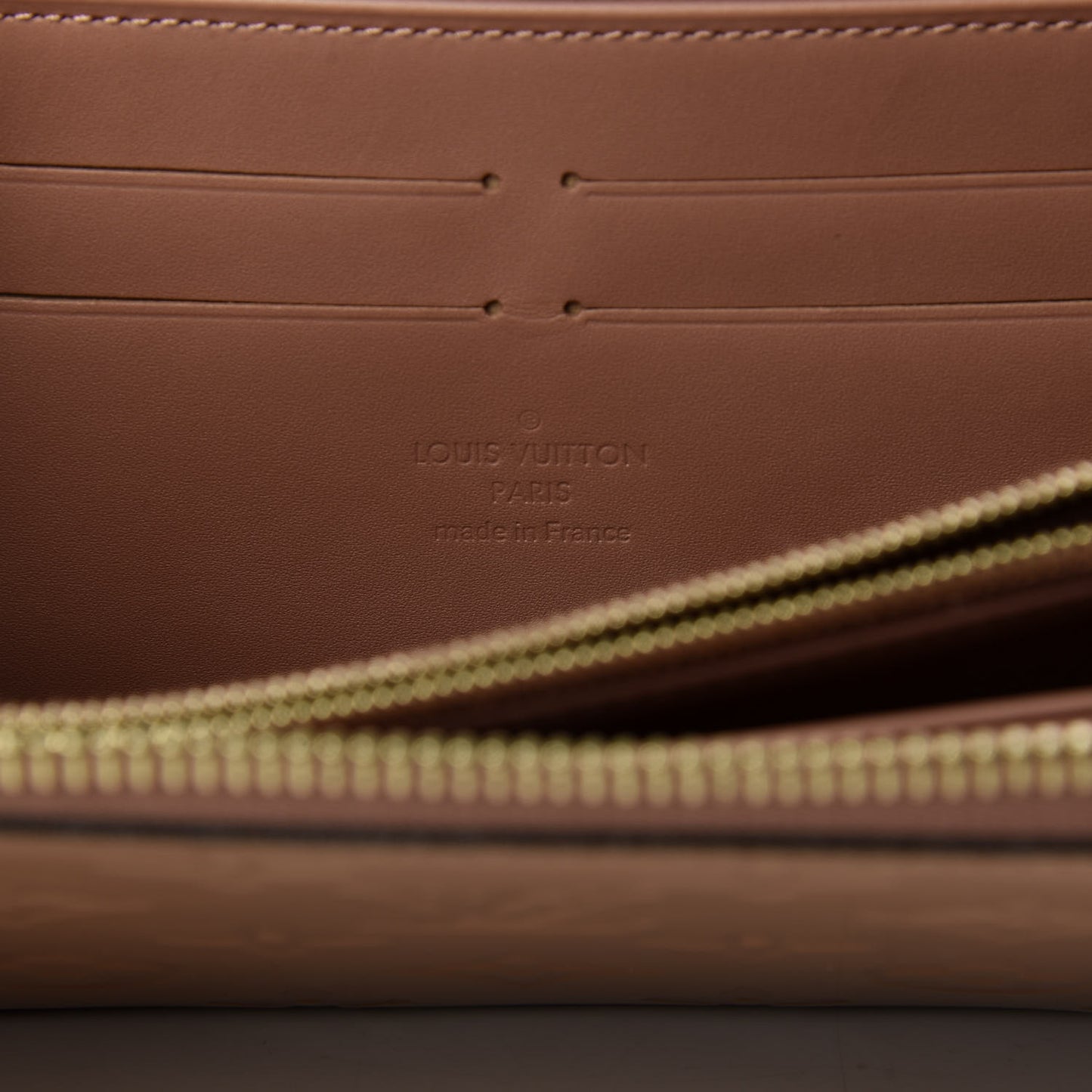 Vernis Zippy Wallet Rose Velours