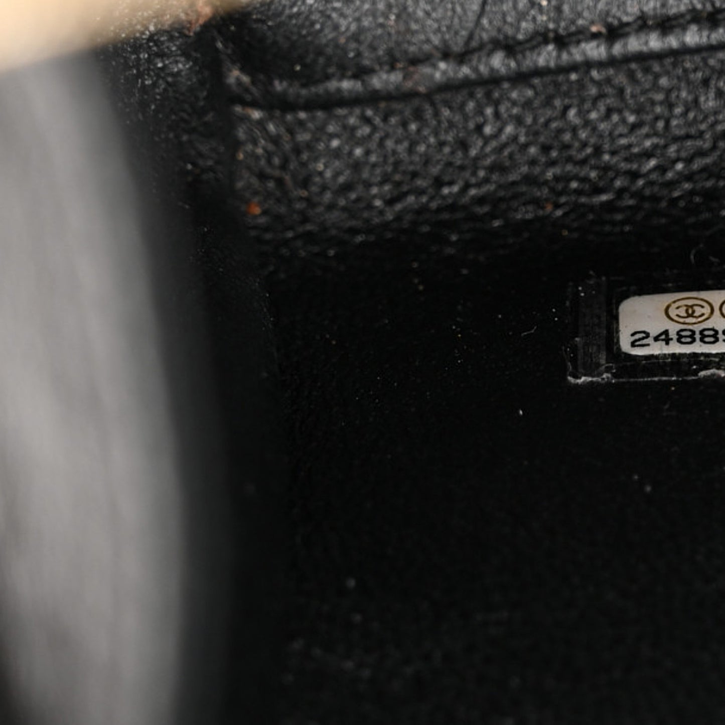 Caviar Lizard Quilted Coco Handle Bowler Black