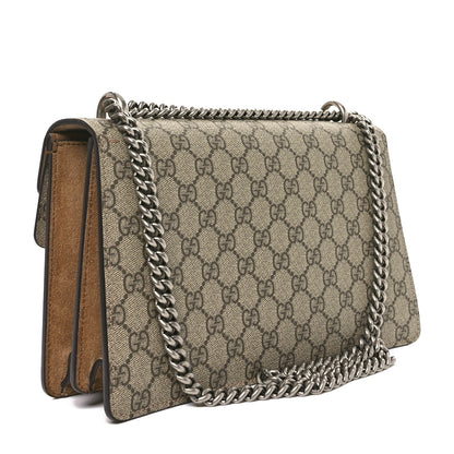 Gucci GG Supreme Monogram Small Dionysus Shoulder Bag Taupe 3 of 10