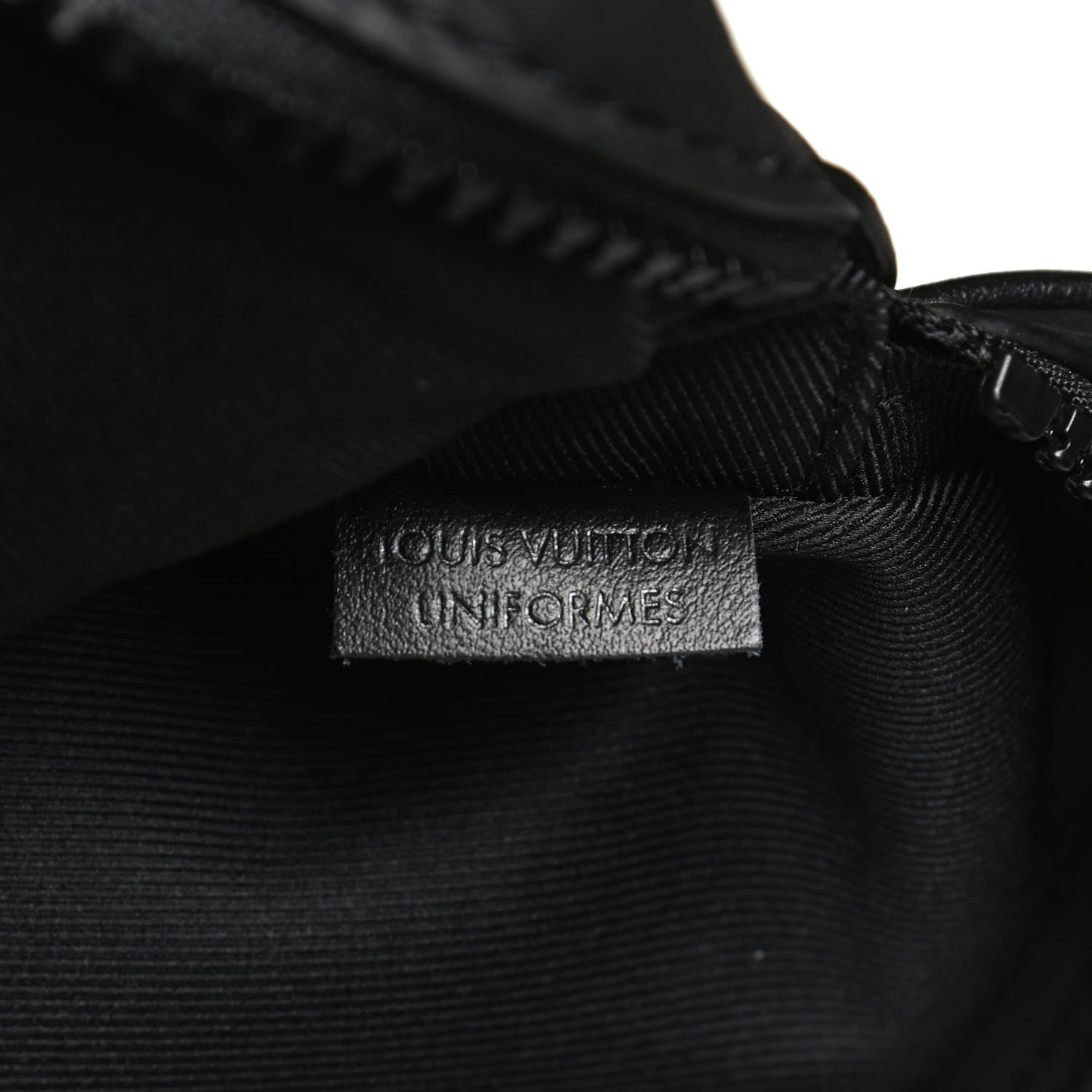 Louis Vuitton Taurillon Monogram Uniformes Solar Ray Soft Pochette Volga Belt Bag Black 7 of 12