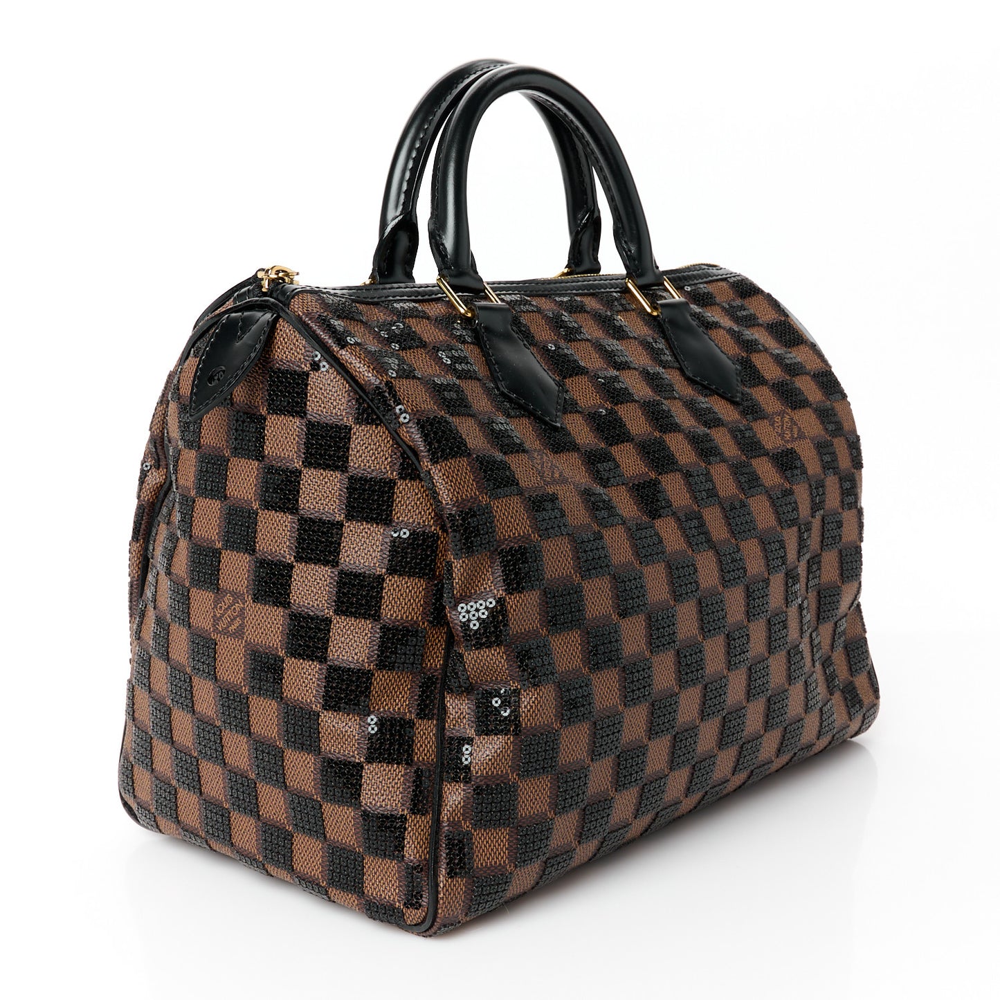 Damier Paillettes Speedy 30 Black