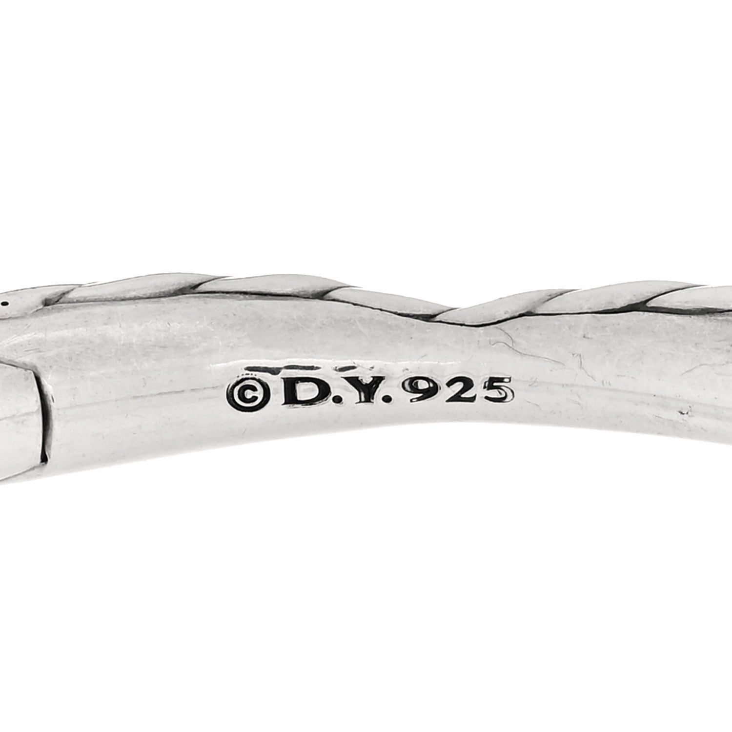 David Yurman Sterling Silver Diamond Tides Bracelet 4 of 4