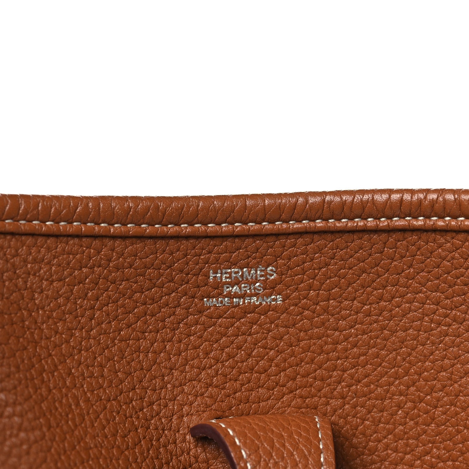 Hermes Taurillon Clemence Evelyne III PM Gold 6 of 10