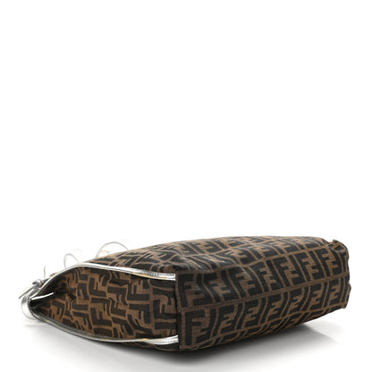 Fendi Zucca Shopper Tote Tobacco Argento 4 of 15