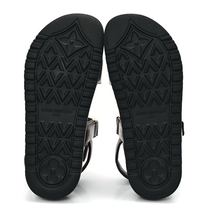 Louis Vuitton Monogram LV Sunset Comfort Flat Sandals 38 Cacao Brown 6 of 9