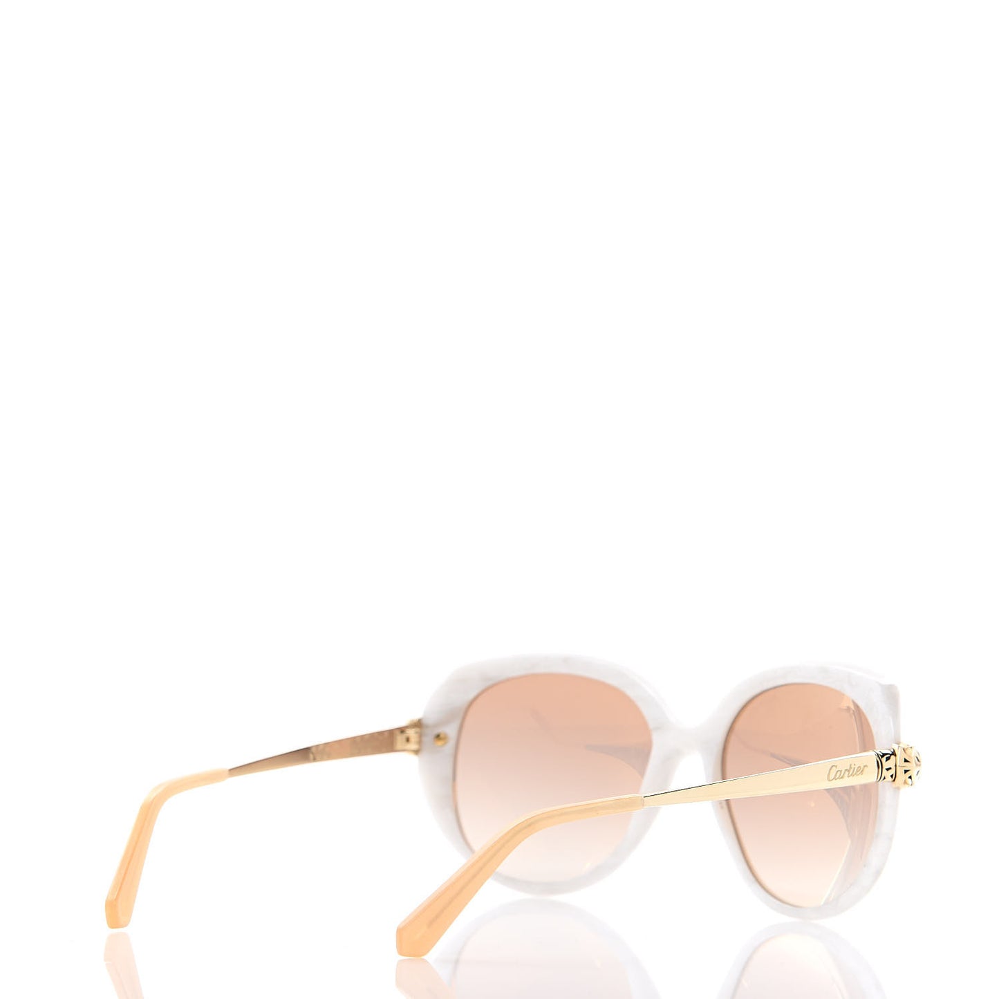 Panthere De Sunglasses Tortoise White