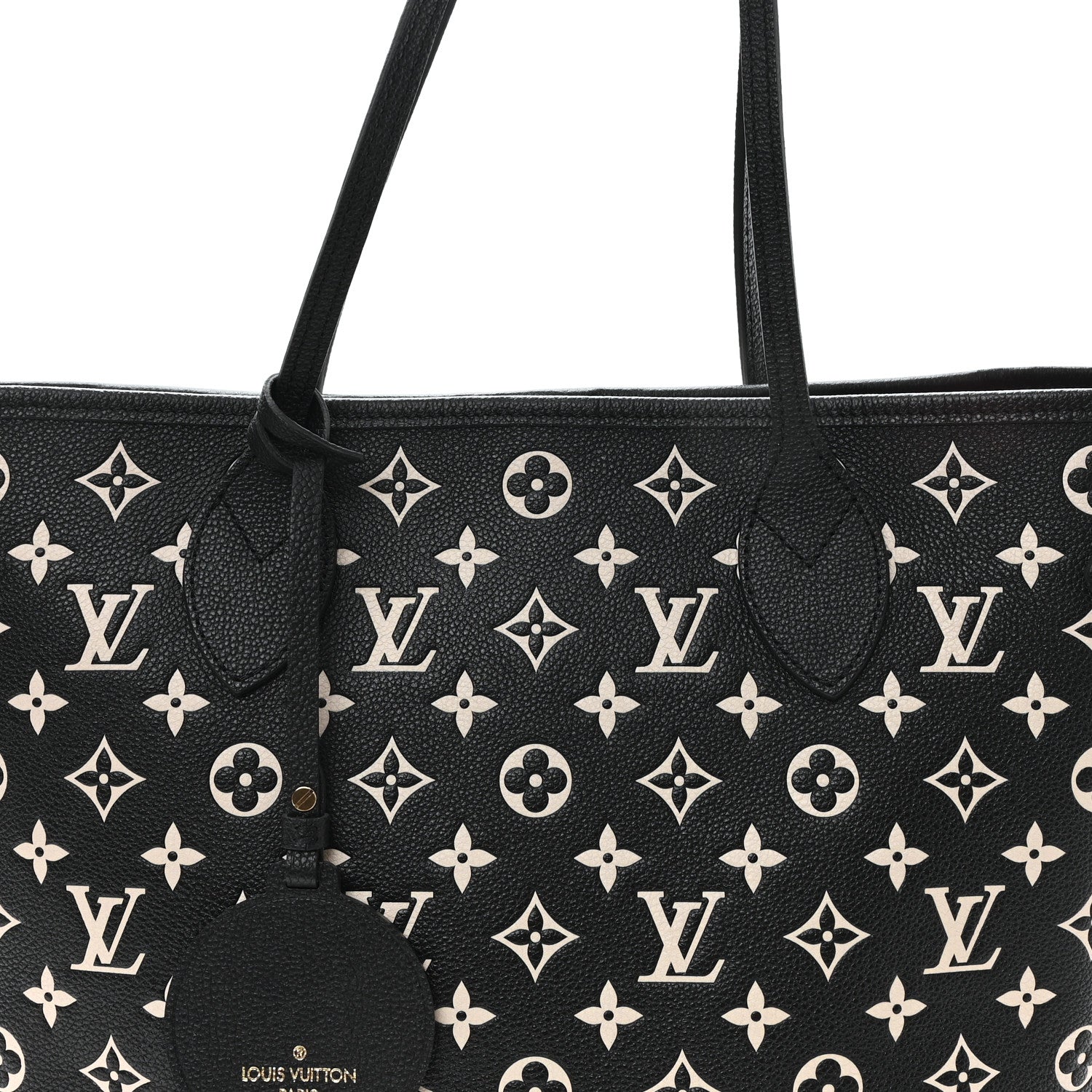 Louis Vuitton Empreinte Spring In The City Neverfull MM Black White Pink 8 of 10