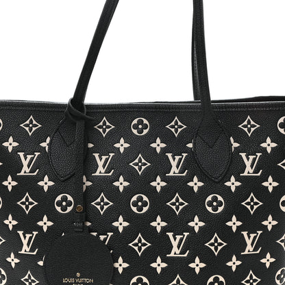 Louis Vuitton Empreinte Spring In The City Neverfull MM Black White Pink 8 of 10