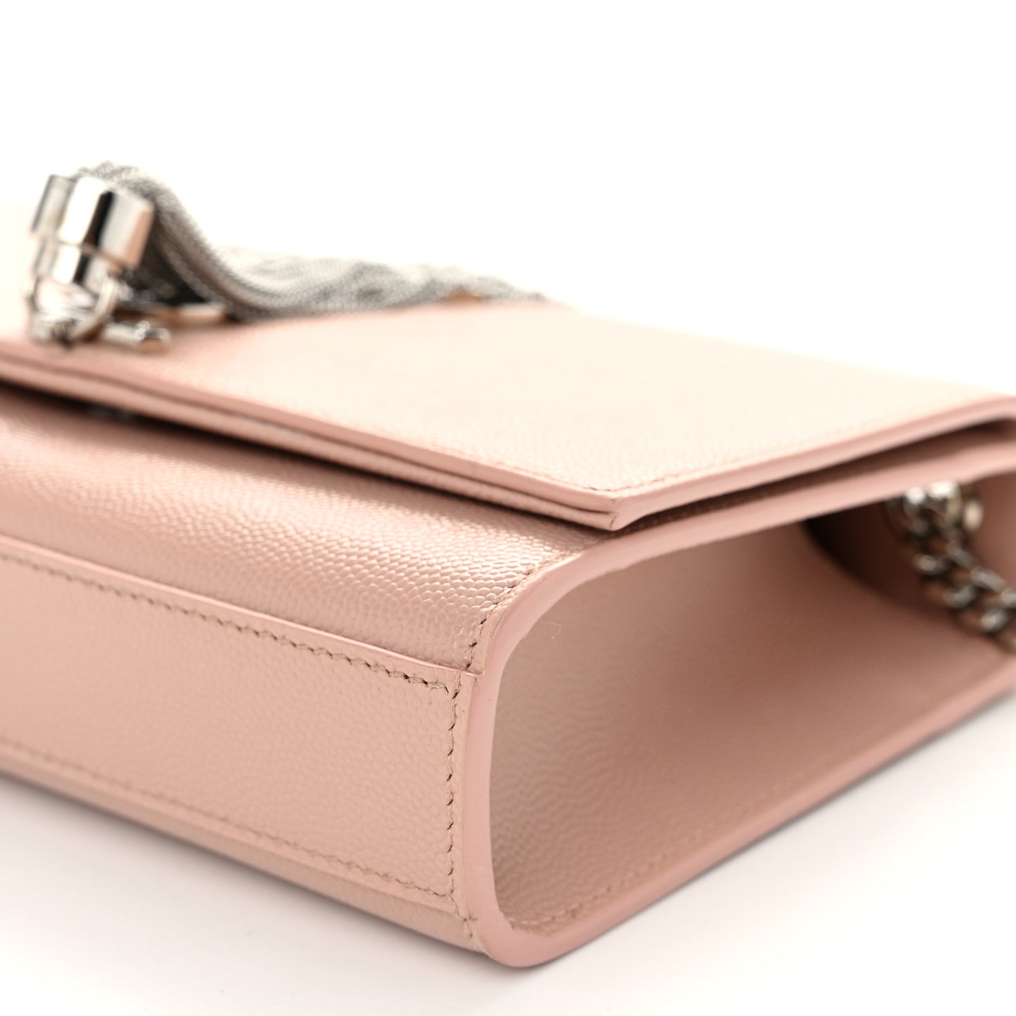 Grain De Poudre Small Classic Monogram Kate Tassel Satchel Pale Pink