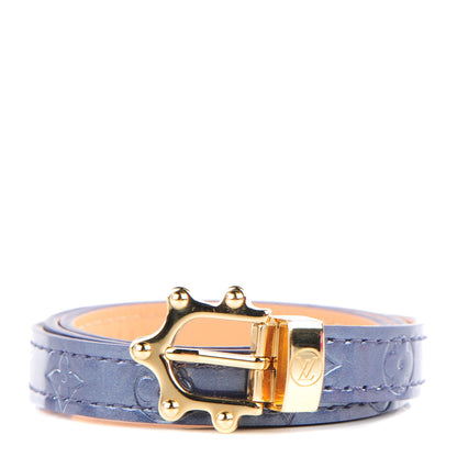 Louis Vuitton Vernis Triple Tour Bracelet Indigo 3 of 7