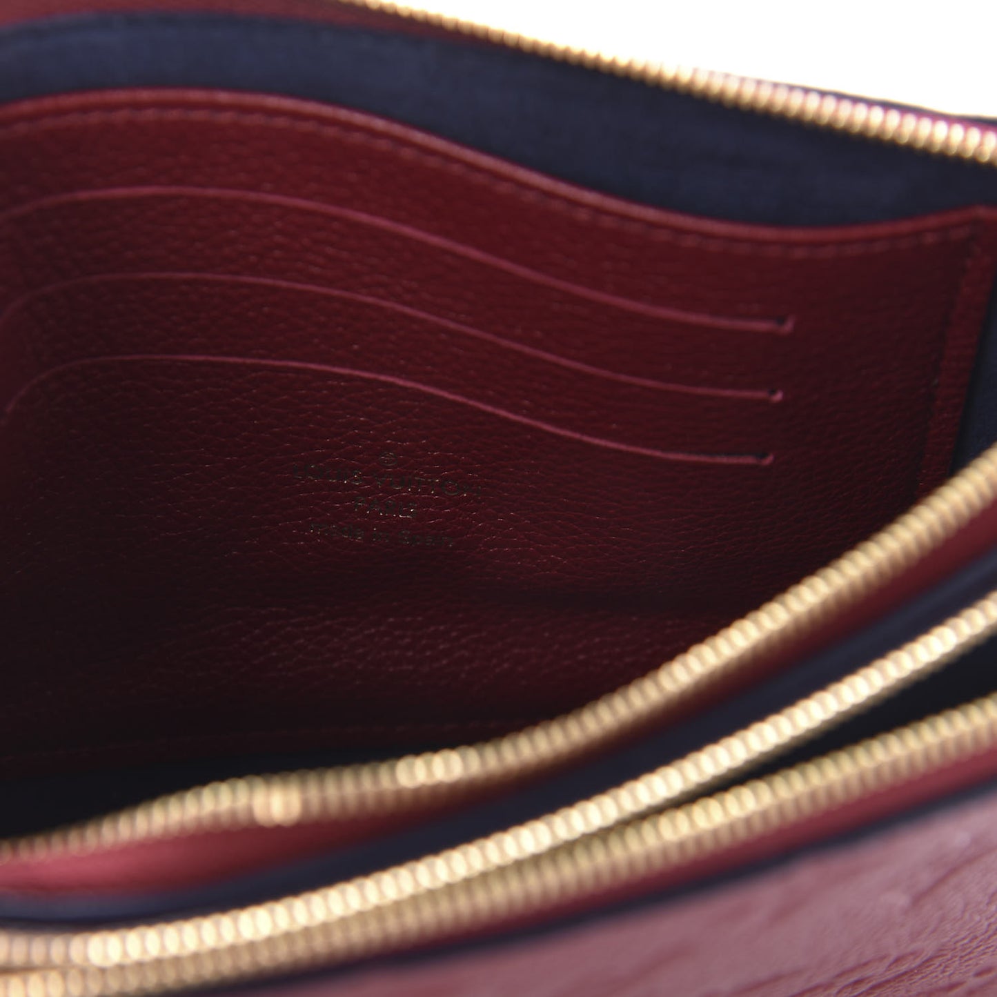 Empreinte Double Zip Pochette Cherry Berry