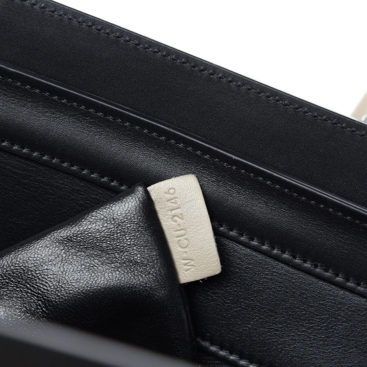 Shiny Smooth Calfskin Micro Tri-Color Luggage Quartz