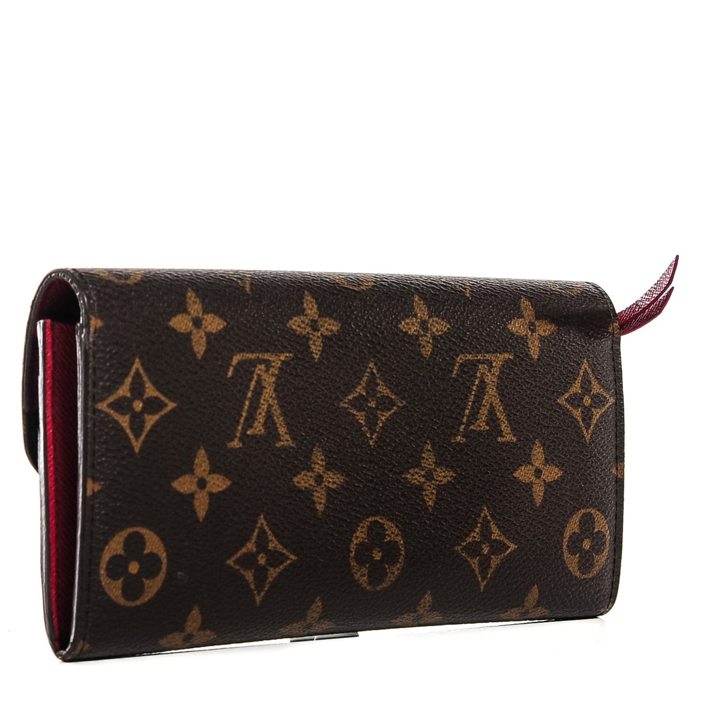 Monogram Emilie Wallet Red