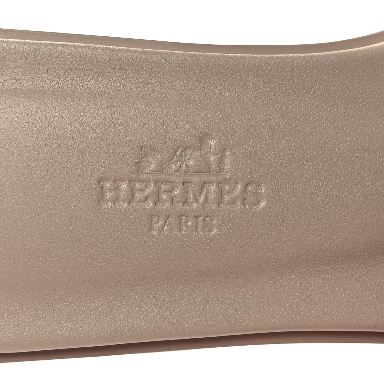 Hermes Box Calfskin Oran Sandals 36 Beige Mastic 8 of 8