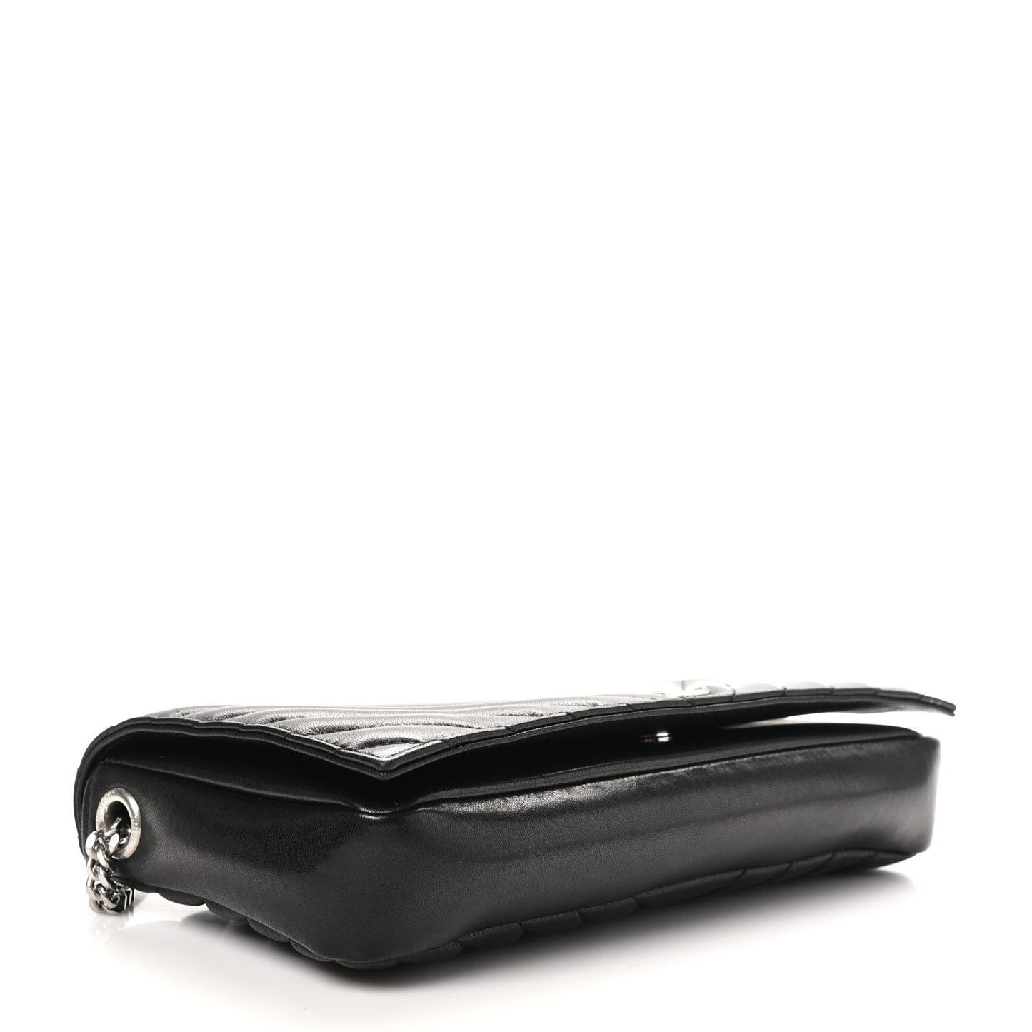 Lambskin Matelasse Monogram Kate 99 Black