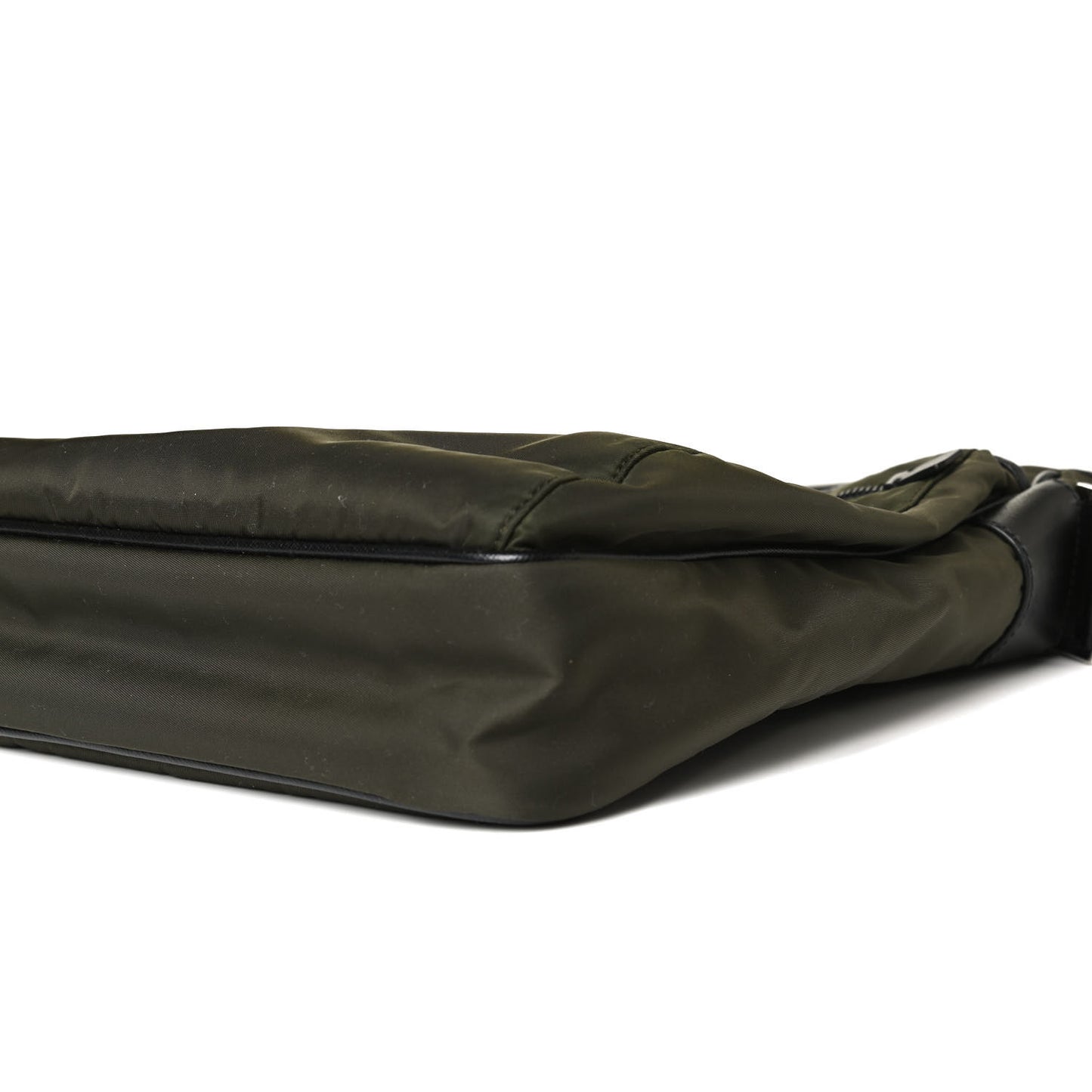 Tessuto Nylon Saffiano Messenger Bag Militare