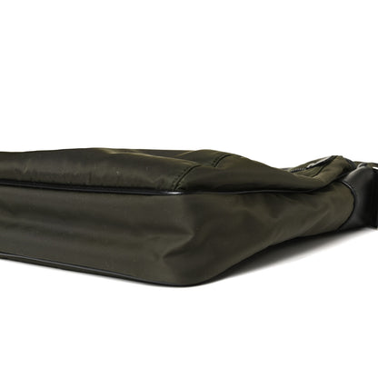 Prada Tessuto Nylon Saffiano Messenger Bag Militare 19 of 27