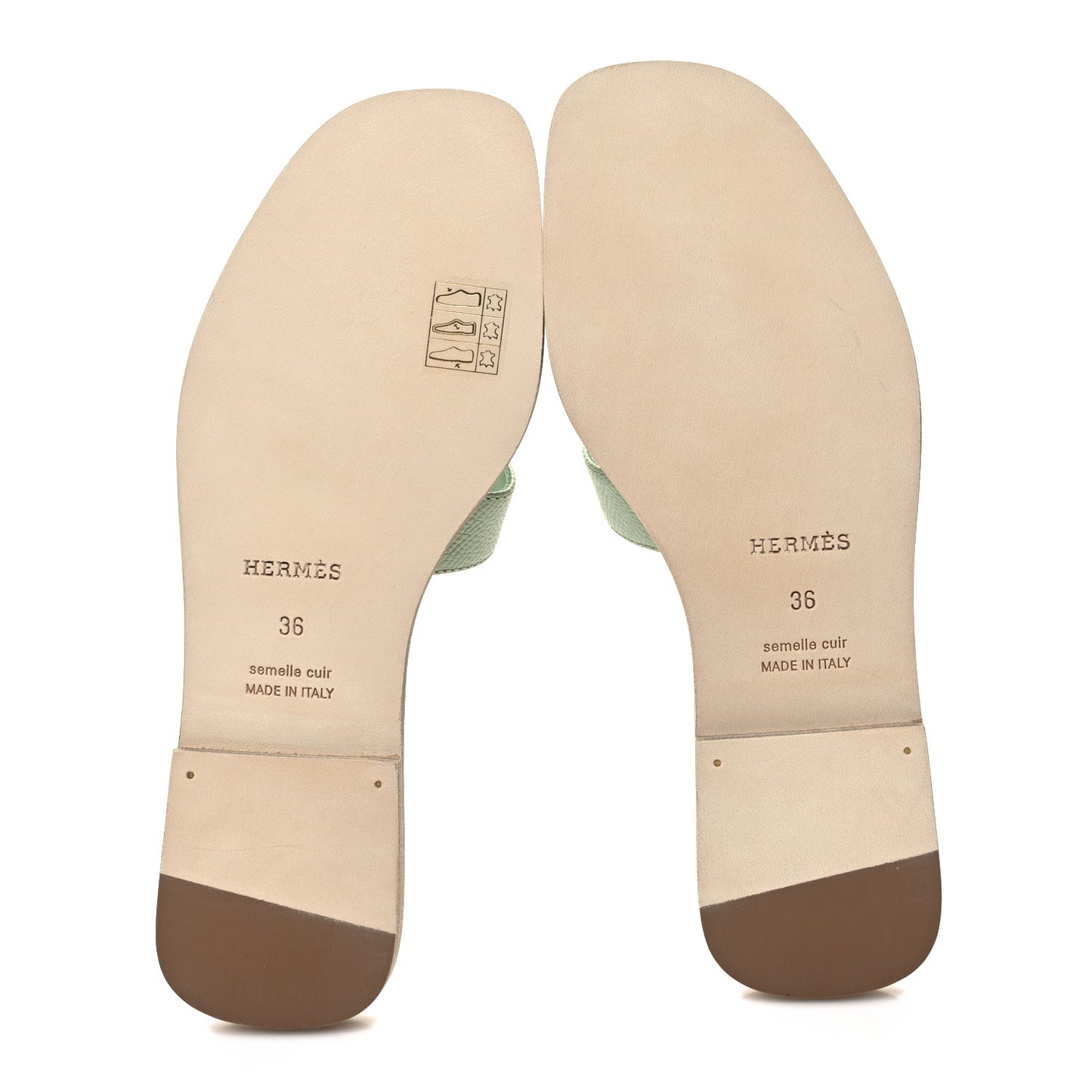 Epsom Oran Sandals 36 Vert Jade