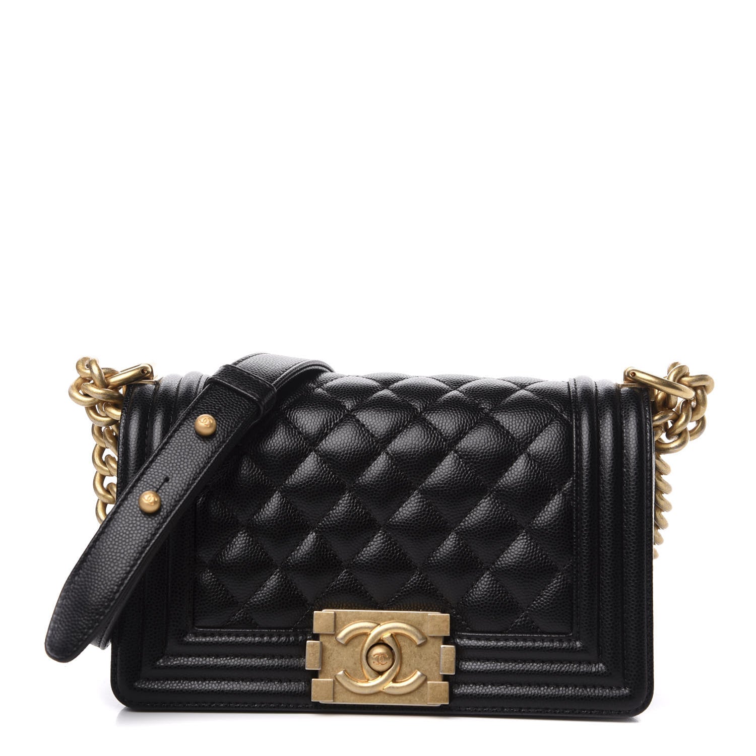 Chanel Caviar Quilted Small Boy Flap Black 1 of 11