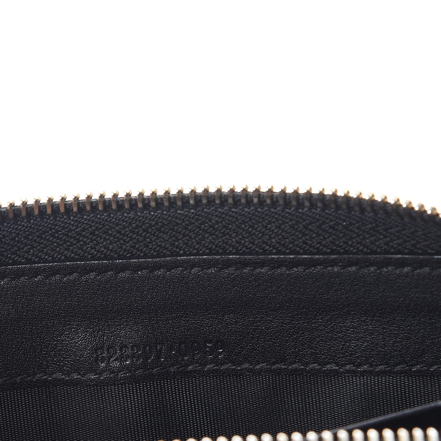 Guccissima Signature Microguccissima Bree Zip Around Wallet Black