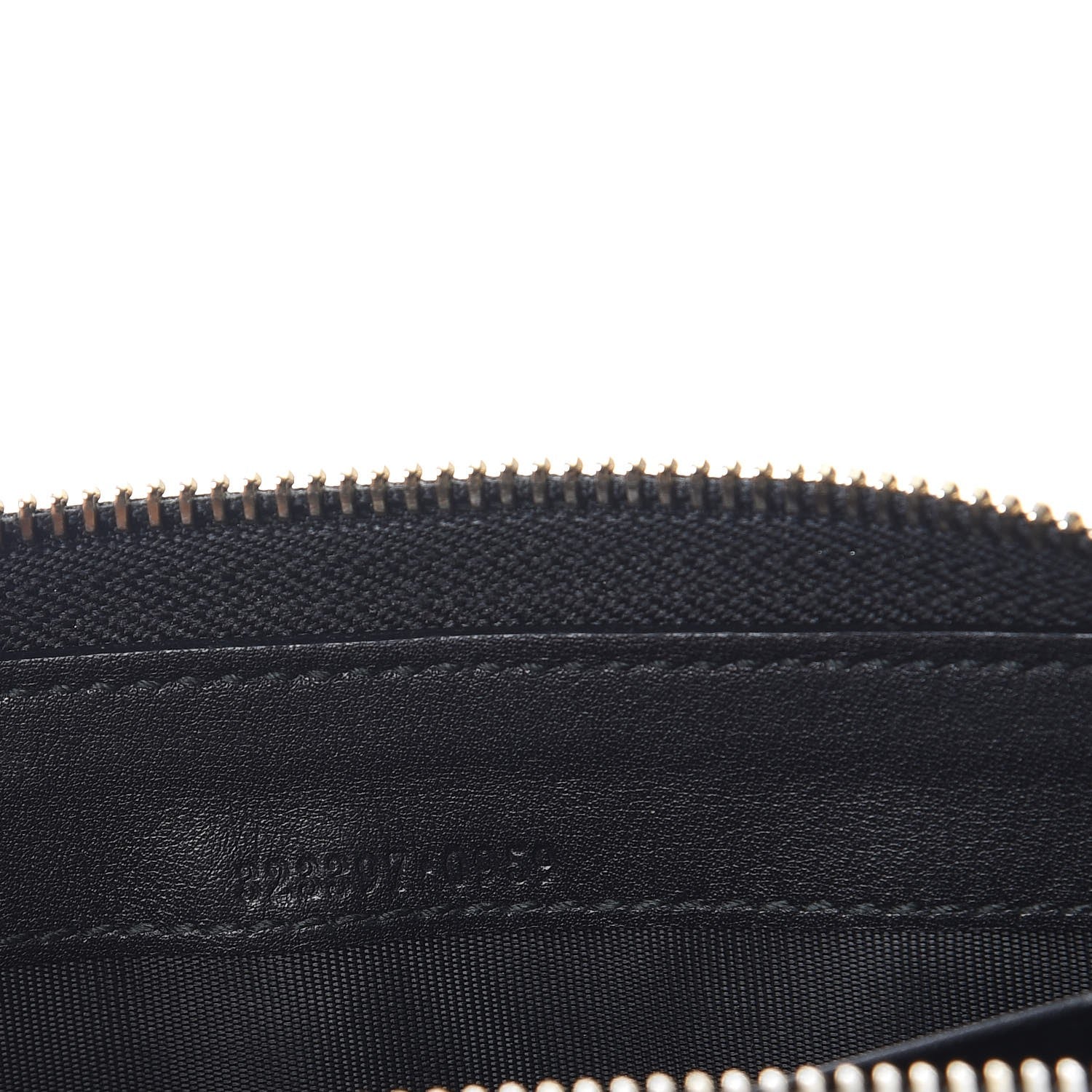 Gucci Guccissima Signature Microguccissima Bree Zip Around Wallet Black 7 of 10