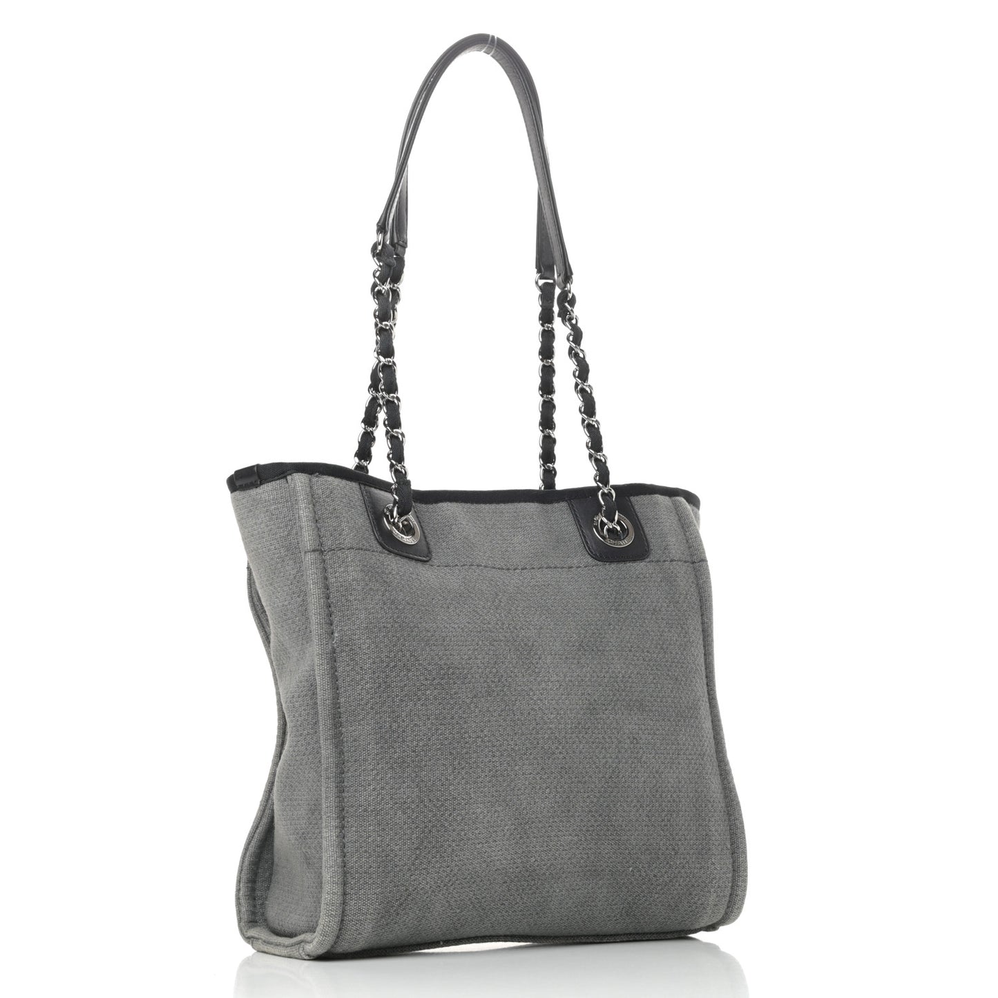 Canvas Mini Deauville Tote Grey