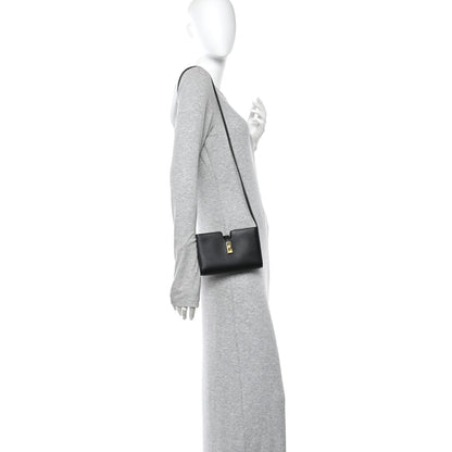 Celine Grained Calfskin 16 Pochette Black 2 of 10