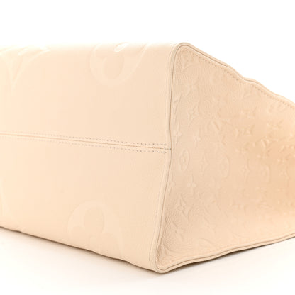 Louis Vuitton LOUIS VUITTON Empreinte Monogram Giant Onthego GM Creme 10 of 11