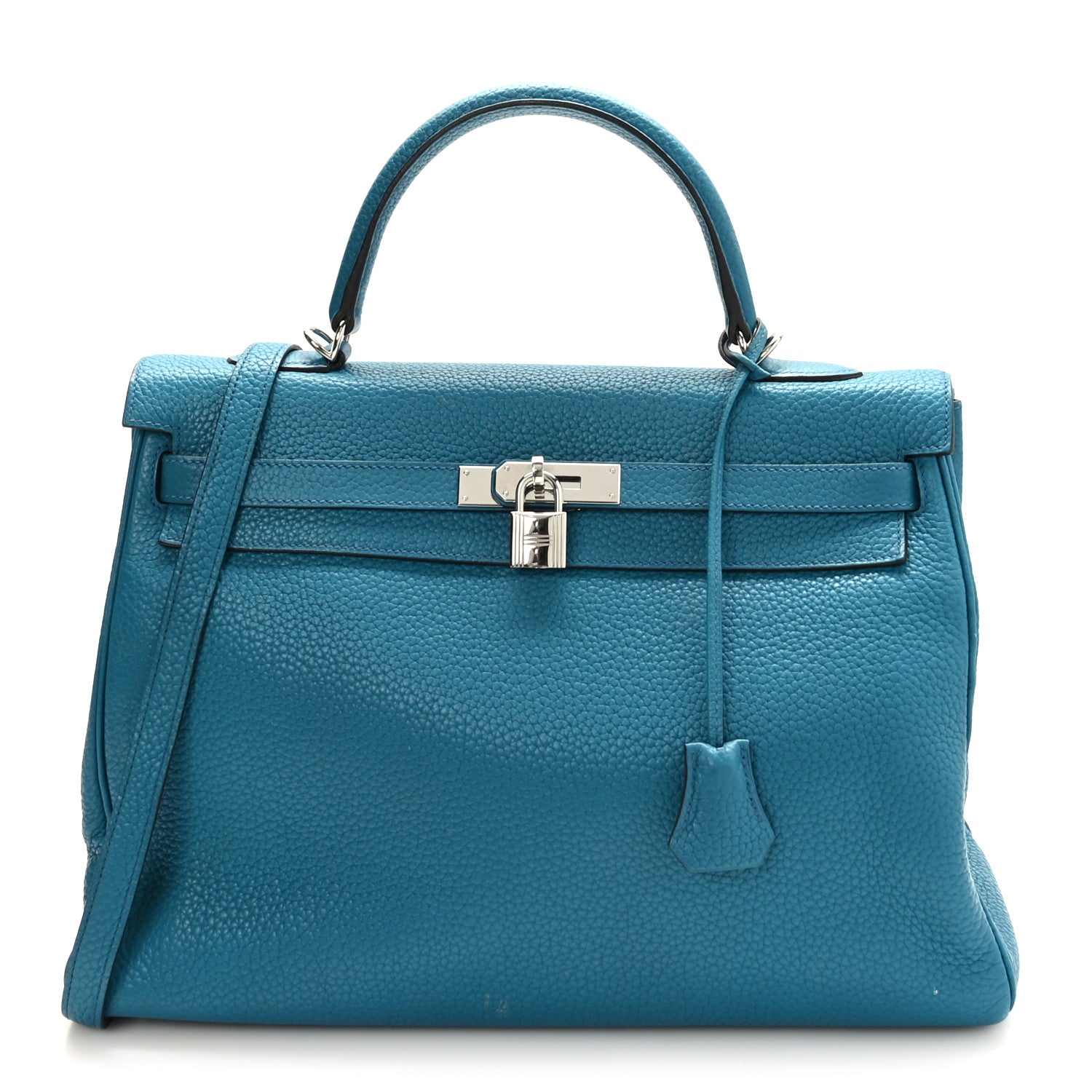 Hermes Togo Kelly Retourne 35 Cobalt 1 of 11