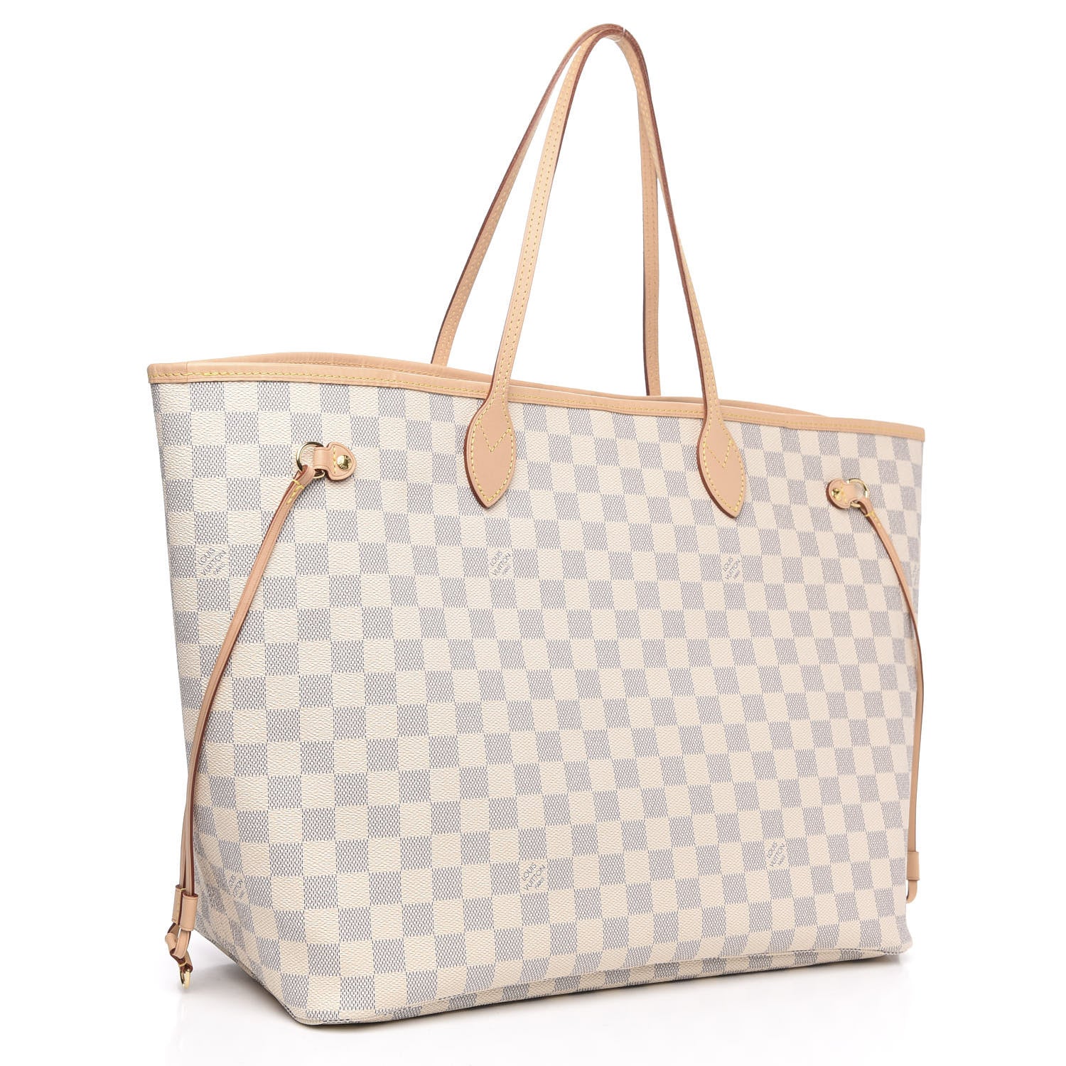 Louis Vuitton Damier Azur Neo Neverfull GM Rose Ballerine 3 of 9