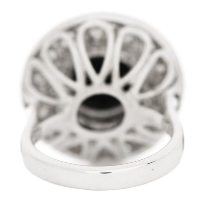 Tiffany Sterling Silver Black Onyx Freshwater Pearl Ziegfeld Ring 49 5 4 of 5