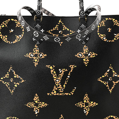 Louis Vuitton Monogram Giant Jungle Onthego GM Black 8 of 10