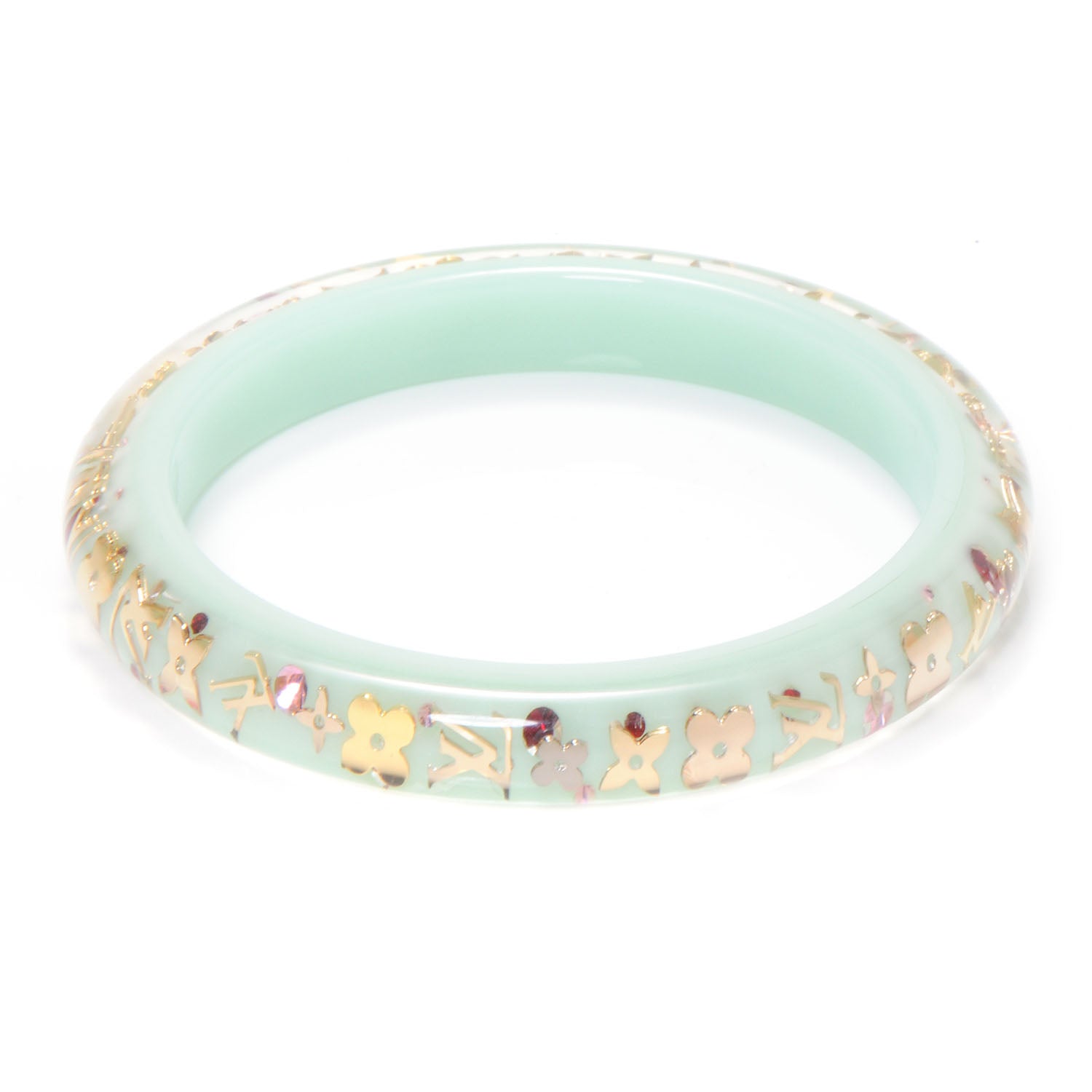 Louis Vuitton Inclusion Bracelet PM sz Medium Peppermint 1 of 5