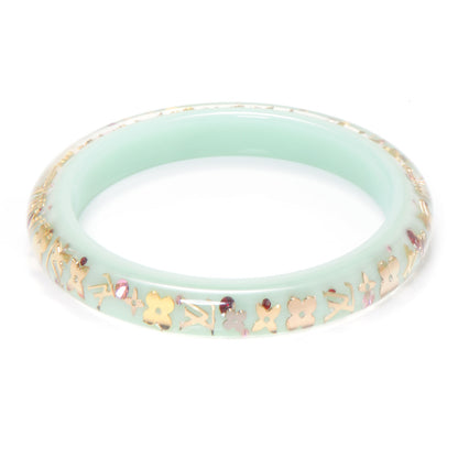 Louis Vuitton Inclusion Bracelet PM sz Medium Peppermint 1 of 5
