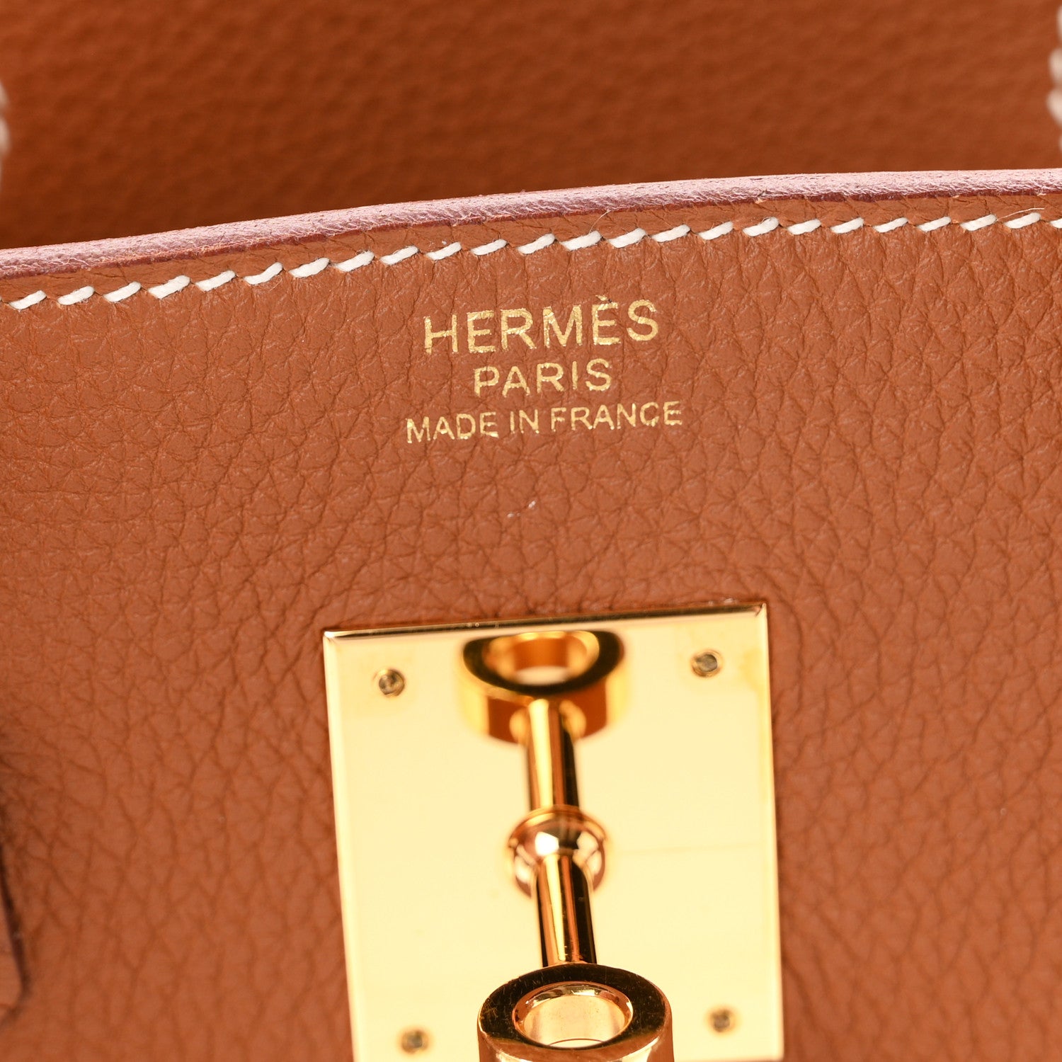 Hermes Togo Birkin 30 Gold 5 of 9