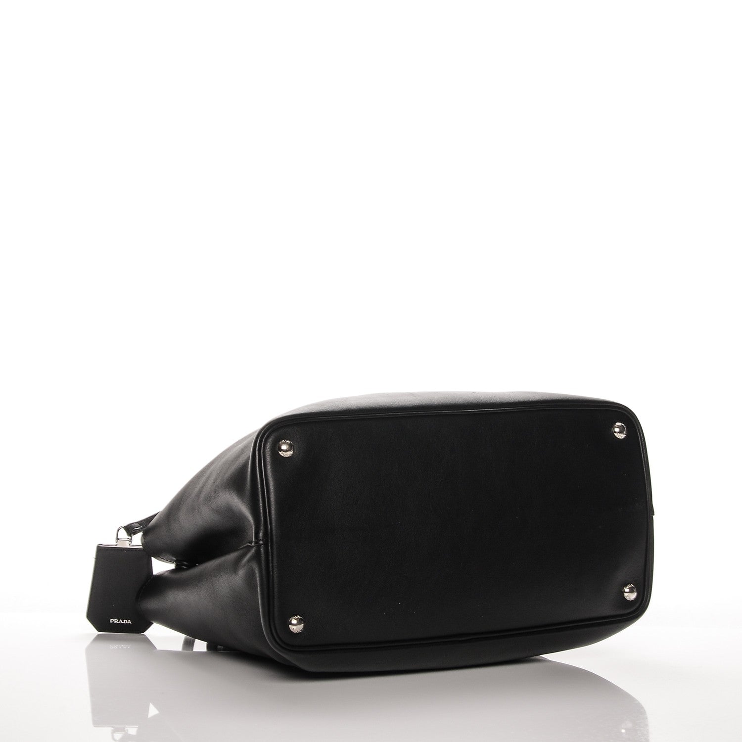 Prada City Calf Medium Double Bag Nero Black 4 of 6