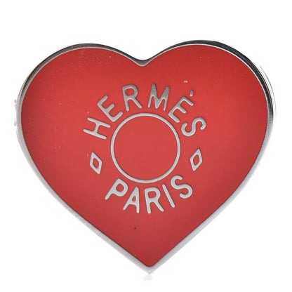 Hermes Palladium Coeur Scarf Ring Rouge 1 of 3