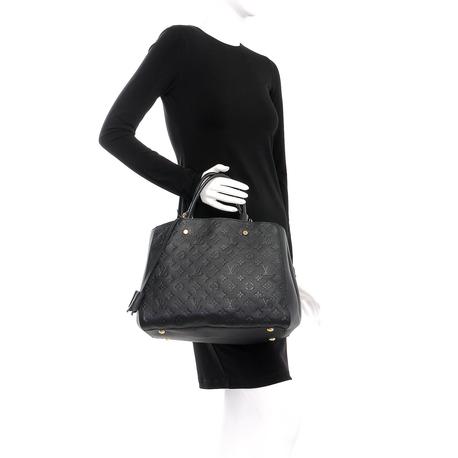 Louis Vuitton Empreinte Montaigne GM Black 3 of 3