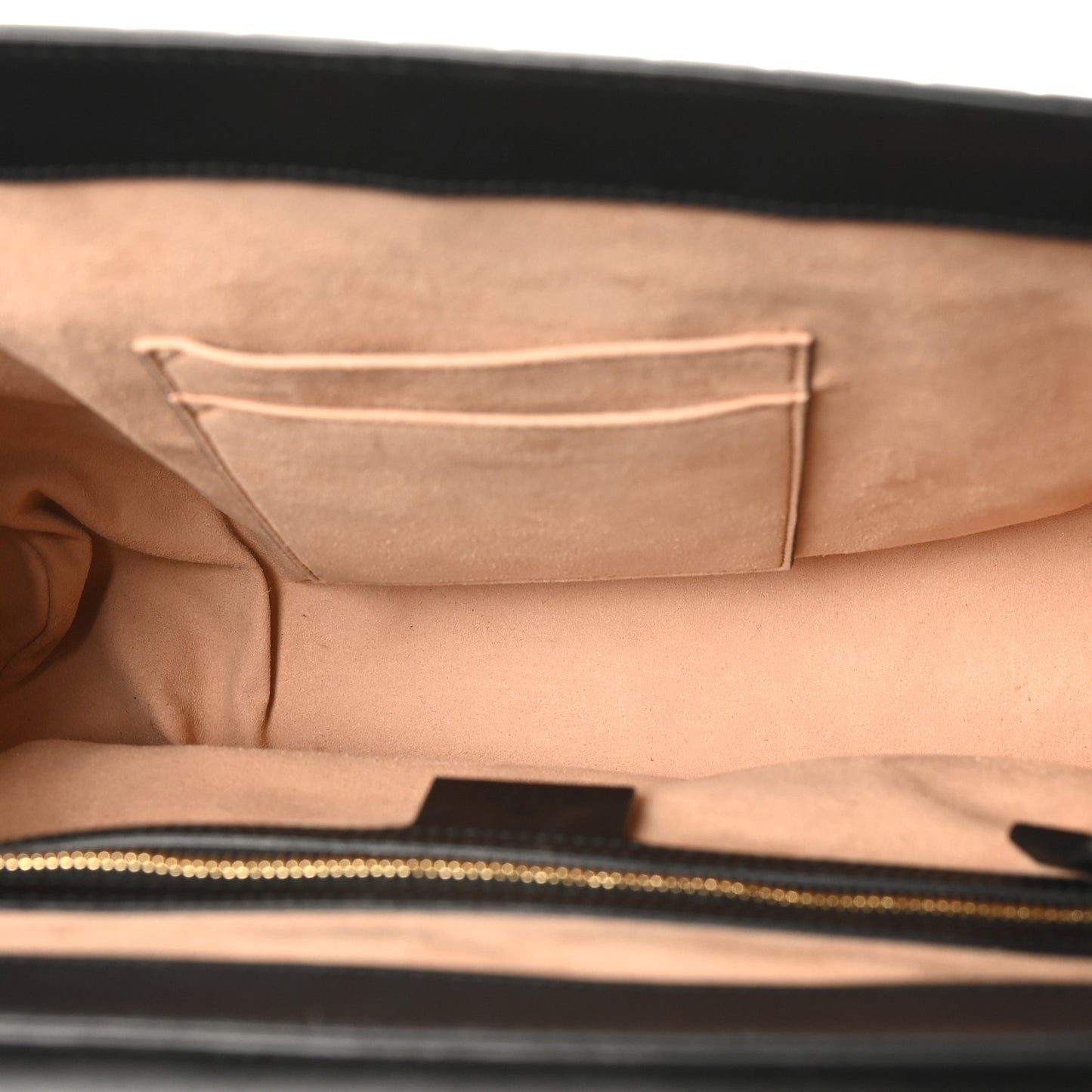 Guccissima Signature Medium Padlock Top Handle Bag Black