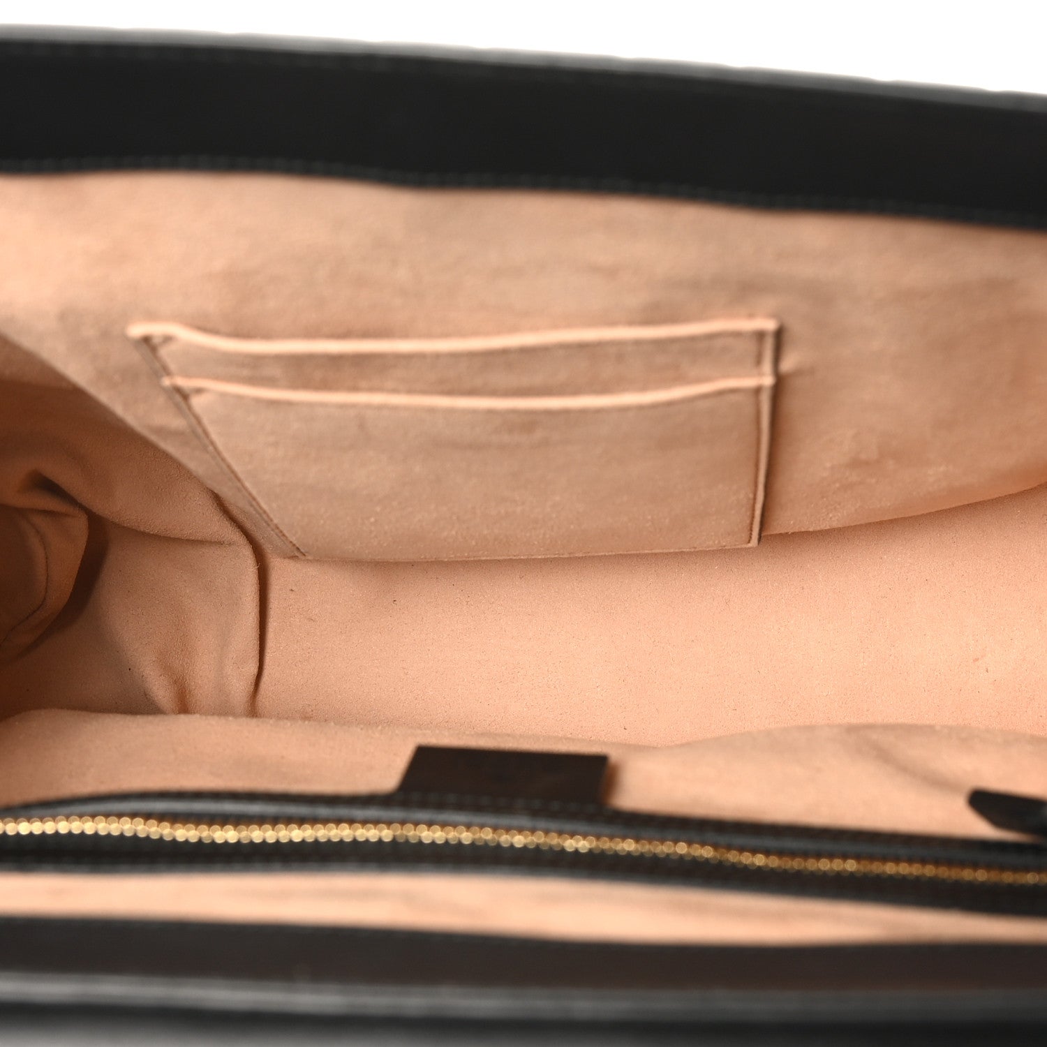 Gucci Guccissima Signature Medium Padlock Top Handle Bag Black 5 of 10