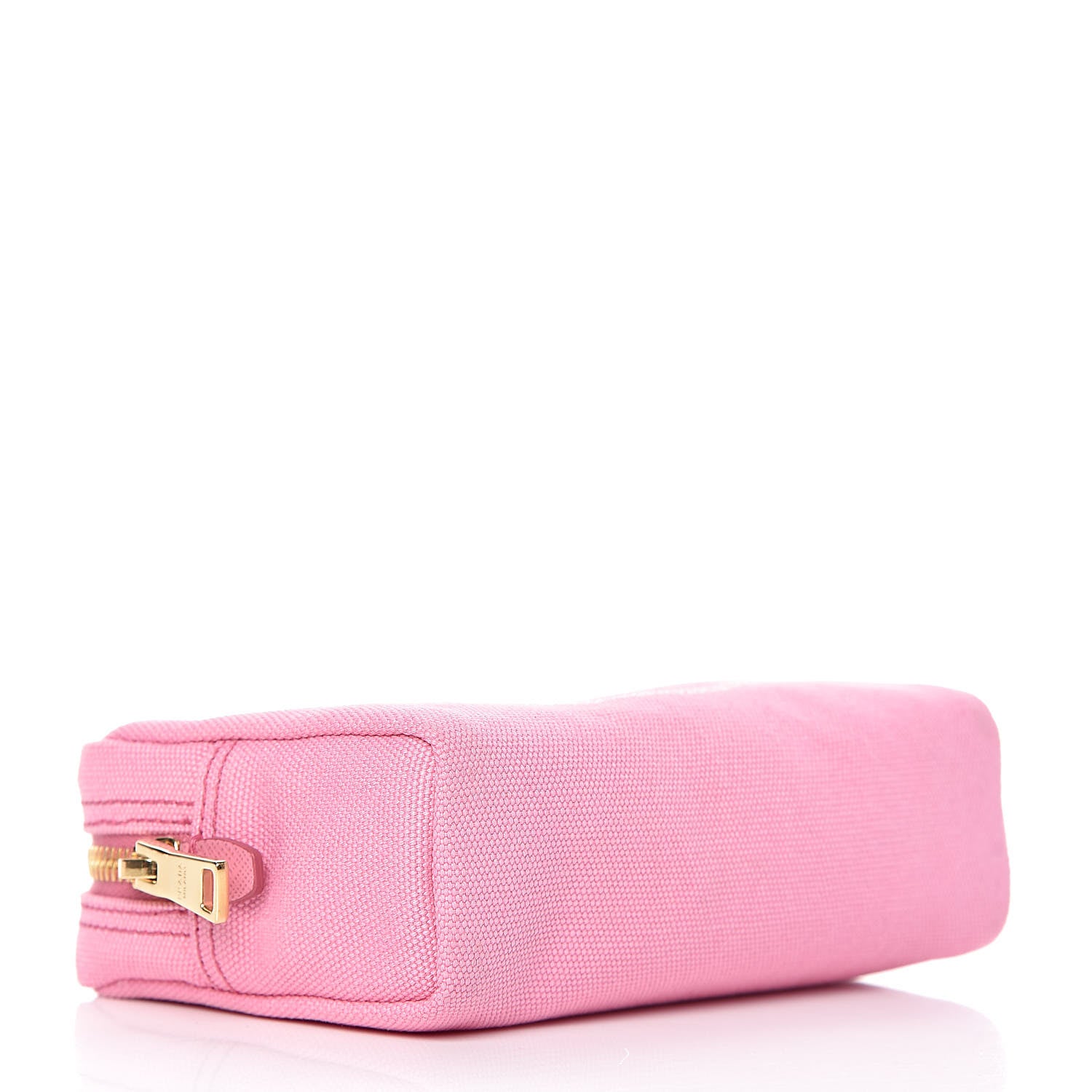 Prada Canvas Canapa Logo Pouch Geranio 4 of 10