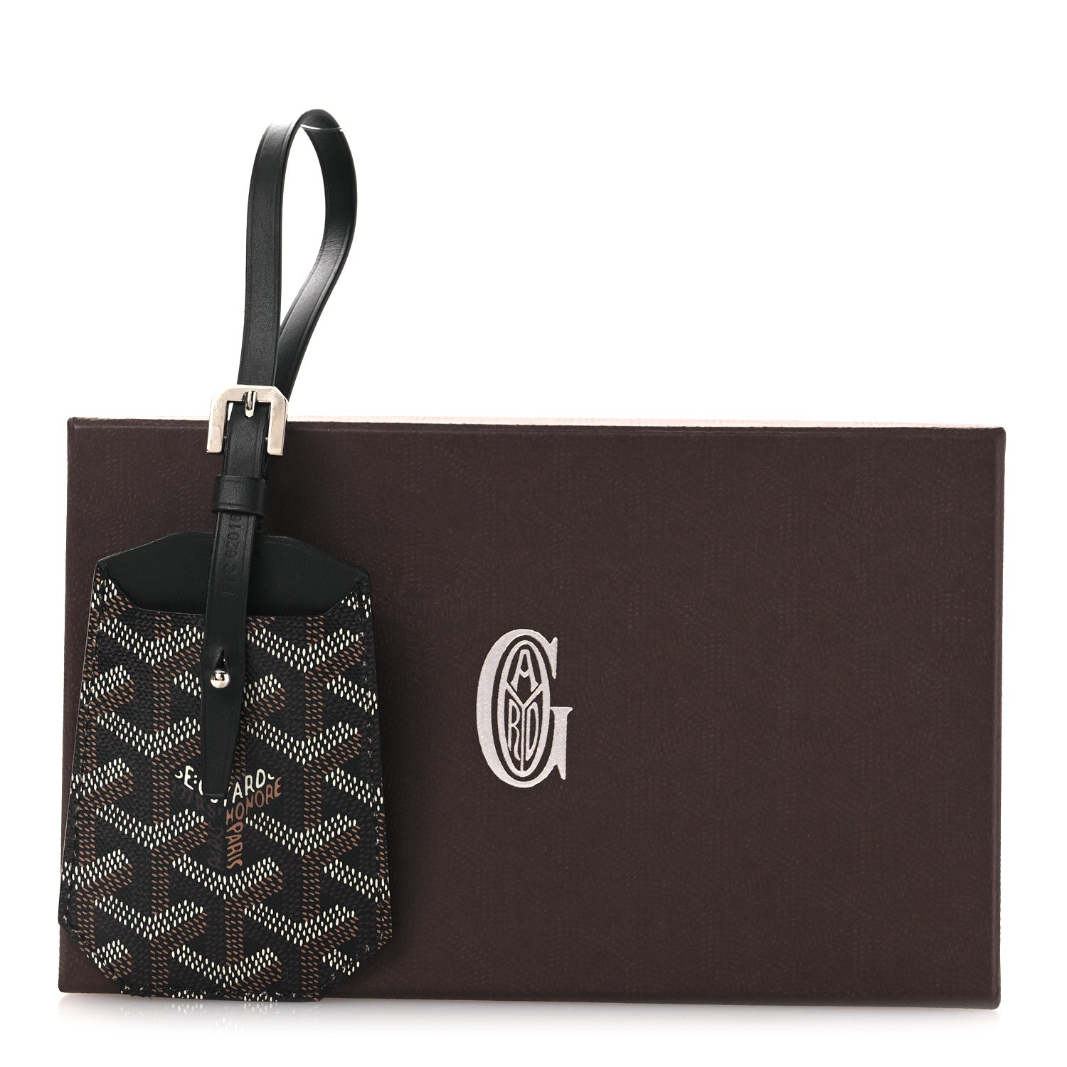 Goyard Goyardine Luggage Tag Black 5 of 5