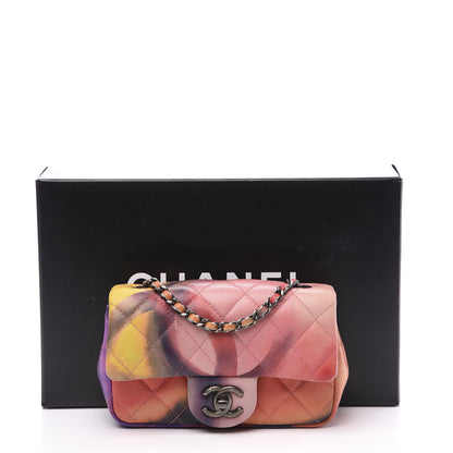 Chanel Lambskin Quilted Extra Mini Flower Power Flap Multicolor 10 of 10