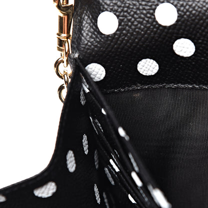Dolce & Gabbana Lizard Effect Wallet On Chain Black 12 of 12