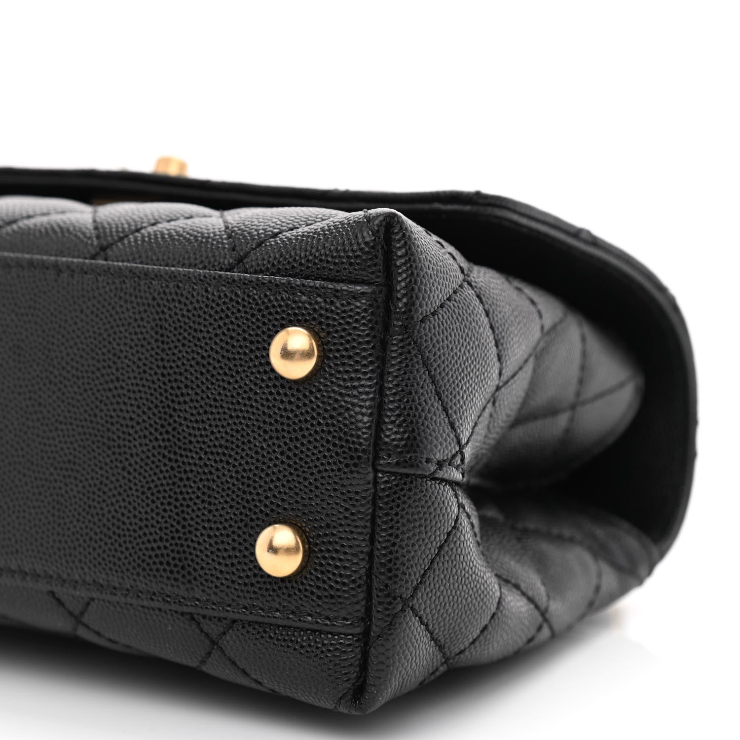 Chanel Caviar Quilted Mini Coco Handle Flap Black 10 of 11